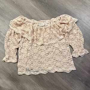 Victoria’s Secret Lace Off-Shoulder Blouse